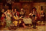 Jean Leon Gerome Ferris The Birth of Pennsylvania 1680 oil painting